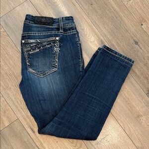 Miss Me Dark Blue Skinny Jeans